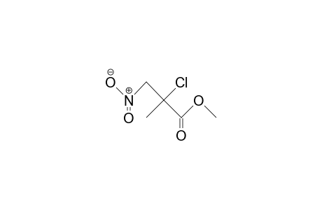 Propionic acid, 2-chloro-2-methyl-3-nitro-, methyl ester