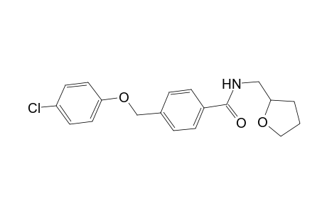 4-[(4-chlorophenoxy)methyl]-N-(tetrahydro-2-furanylmethyl)benzamide