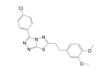 [1,2,4]triazolo[3,4-b][1,3,4]thiadiazole, 3-(4-chlorophenyl)-6-[2-(3,4-dimethoxyphenyl)ethyl]-