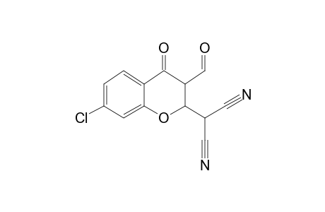 2-(7-Chloro-3-formyl-4-oxochroman-2-yl)malononitrile