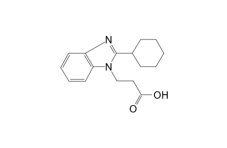 3-(2-Cyclohexyl-benzoimidazol-1-yl)-propionic acid