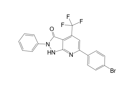 6-(4-Bromophenyl)-2-phenyl-4-(trifluoromethyl)-1H-pyrazolo[3,4-b]pyridin-3(2H)-one