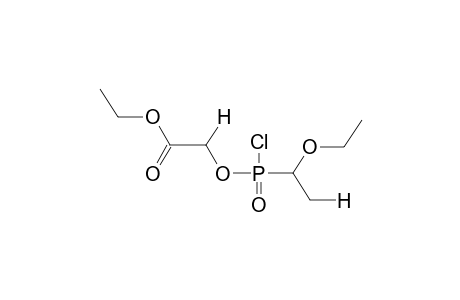 ETHOXYCARBONYLMETHYL 1-ETHOXYETHYLCHLOROPHOSPHONATE