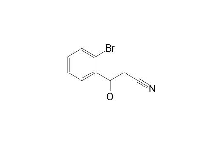 3-(2-Bromophenyl)-3-hydroxypropanenitrile