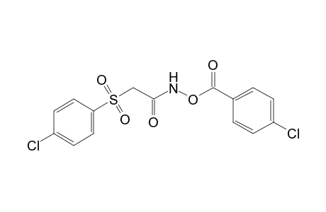 O-(p-chlorobenzoyl)-N-[[(p-chlorophenyl)sulfonyl]acetyl}hydroxylamine