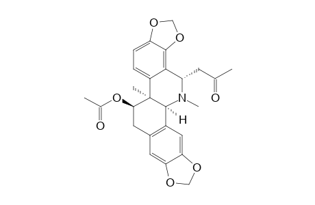 (+/-)-ACETYL-6-ALPHA-ACETONYLCORYNOLINE,MAJOR-ISOMER