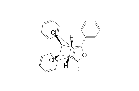 9-Oxatricyclo[4.2.1.0(2,5)]non-7-ene, 3,4-dichloro-1-methyl-6,7,8-triphenyl-, (1.alpha.,2.beta.,3.beta.,4.beta.,5.beta.,6.alpha.)-