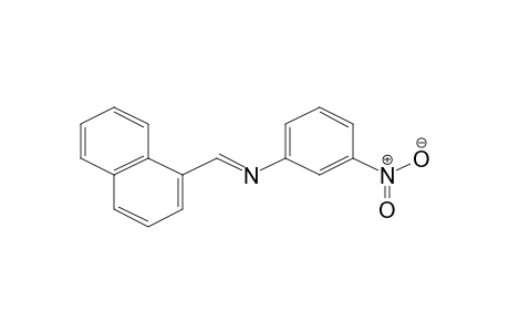 Naphthalen-1-ylmethylene-(3-nitro-phenyl)-amine