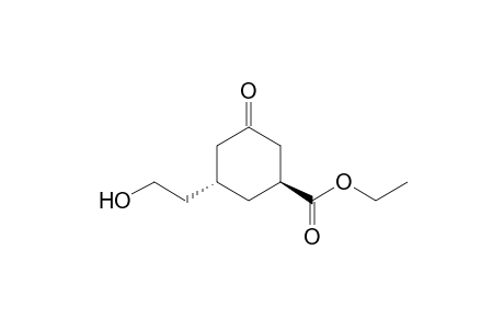 (+/-)-(1S*,3R*)-ETHYL-3-(2'-HYDROXYETHYL)-5-OXO-CYCLOHEXYL-CARBOXYLATE