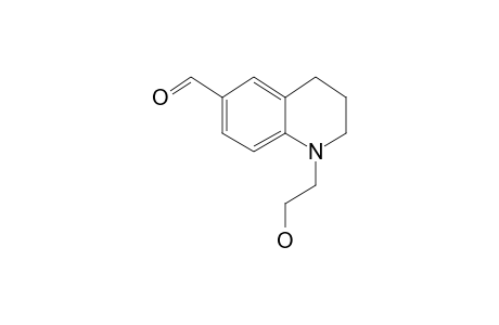 6-Quinolinecarboxaldehyde, 1,2,3,4-tetrahydro-1-(2-hydroxyethyl)-