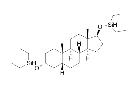 Diethylsilyl ether 5.beta.-androstan-3.alpha.,17.beta.-diol