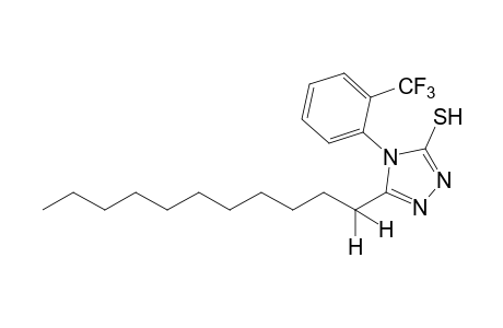 4-(alpha,alpha,alpha-trifluoro-o-tolyl)-5-undecyl-4H-1,2,4-triazole-3-thiol