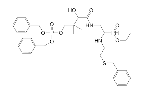 Dibenzyl {4- {[ 2'-{[2"-(benzylthio)ethyl]amino}ethoxyphosphoryl)ethyl]amino}-3-hydroxy-2,2-dimethyl-4-oxobutyl}-phosphate