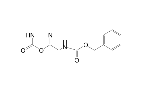 [(5-oxo-delta^2-1,3,4-oxadiazolin-2-yl)methyl]carbamic acid, benzyl ester