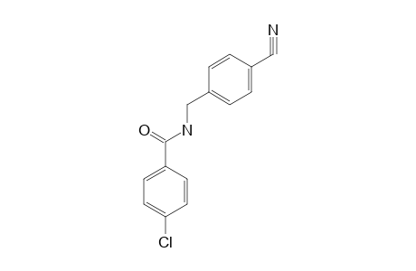 p-chloro-N-(p-cyanobenzyl)benzamide