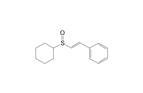 (2'-Phenylethenyl) cyclohexyl sulfoxide