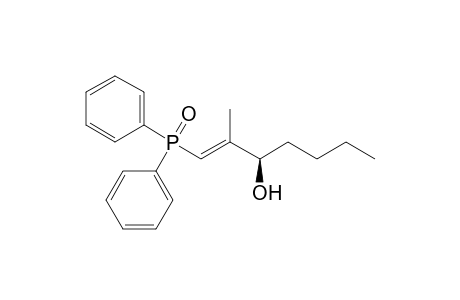 (E,3R)-1-diphenylphosphoryl-2-methyl-1-hepten-3-ol