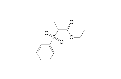 ETHYL-2-(BENZENESULFONYL)-PROPANATE