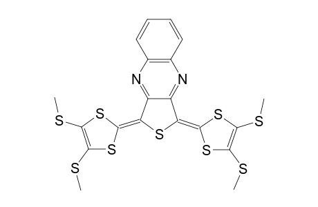 1,3-Bis[(4,5-bis(methylthio)-1,3-dithiol-2-ylidene]-1,3-dihydrothieno[3,4-b]quinoxaline