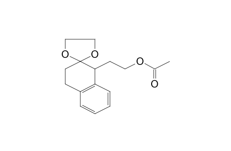 2-spiro[1,3-dioxolane-2,2'-3,4-dihydro-1H-naphthalene]-1'-ylethyl acetate