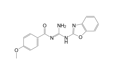 N-(1,3-benzoxazol-2-yl)-N''-[(E)-(4-methoxyphenyl)(oxo)methyl]guanidine