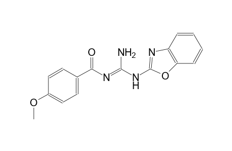 N-(1,3-benzoxazol-2-yl)-N''-[(E)-(4-methoxyphenyl)(oxo)methyl]guanidine