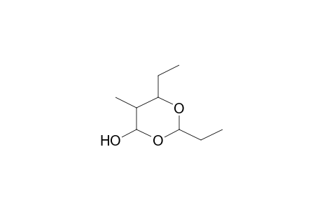 1,3-Dioxan-4-ol, 2,6-diethyl-5-methyl-