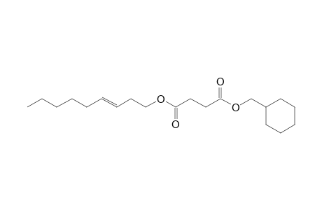 Succinic acid, cyclohexylmethyl non-3-en-1-yl ester