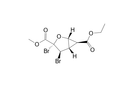 (1R,3S,4R,5S,6S)-6-ETHYL-3-METHYL-3,4-DIBROMO-2-OXABICYCLO-[3.1.0]-HEXANE-3,6-DICARBOXYLATE