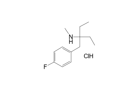 alpha,alpha-diethyl-p-fluoro-N-methylphenethylamine, hydrochloride