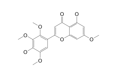 5,4'-DIHYDROXY-7,2',3',5'-TETRAMETHOXYFLAVONE