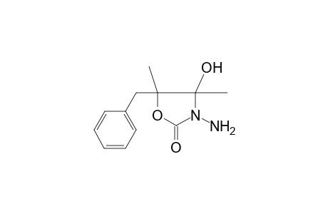 2(3H)-Oxazolone, 3-aminodihydro-4-hydroxy-4,5-dimethyl-5-(phenylmethyl)-