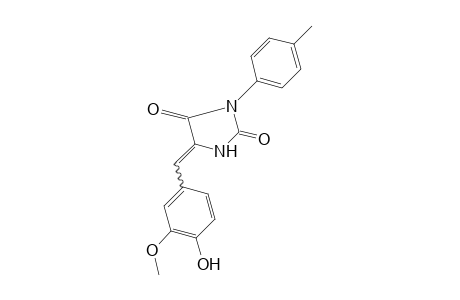 3-p-Tolyl-5-vanillylidenehydantoin