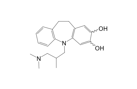 Trimipramine-M (di-HO-) MS2