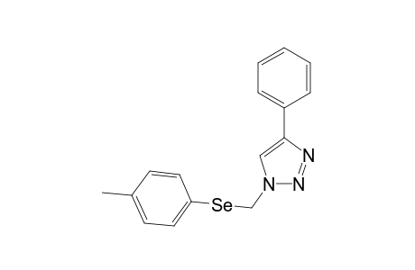 4-Phenyl-1-(4-tolylselanylmethyl)-1,2,3-triazole