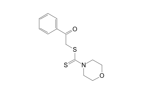 4-morpholinecarbodithioic acid, phenacyl ester
