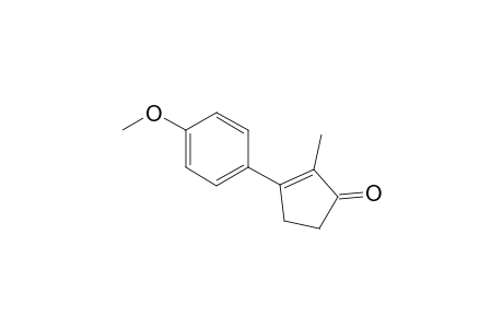 3-(p-methoxyphenyl)-2-methyl-2-cyclopenten-1-one