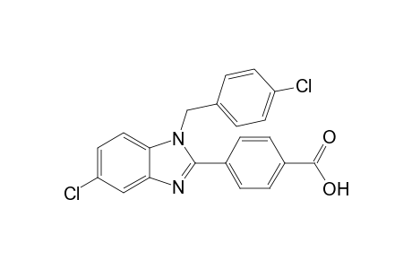 1-(p-Chlorobenzyl)-5-chloro-1H-benzimidazole-2-(para - benzoic) Acid