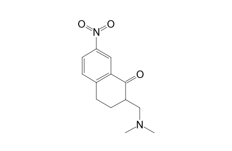 2-Dimethylaminomethyl-7-nitro-3,4-dihydro-1(2H)-naphthalenone hrdrochoride