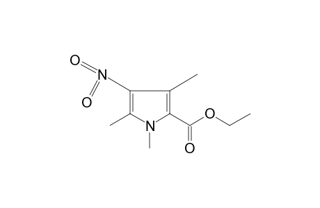 4-nitro-1,3,5-trimethylpyrrole-2-carboxylic acid, ethyl ester