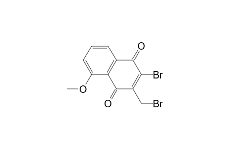 2-BROMO-3-(BROMOMETHYL)-5-METHOXY-[1.4]-NAPHTHOQUINONE