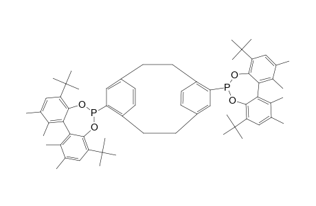 (S)-PSEUDO-ORTHO-BIS-[(S)-DITERT.-BUTYL-1,2,10,11-TETRAMETHYL-5,7-DIOXA-6-PHOSPHA-DIBENZO-[A,C]-CYCLOHEPTEN-6-YL]-[2.2]-PARACYCLOPHANE