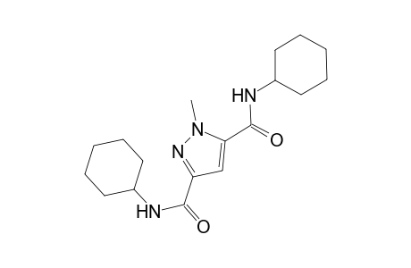 1H-pyrazole-3,5-dicarboxamide, N~3~,N~5~-dicyclohexyl-1-methyl-