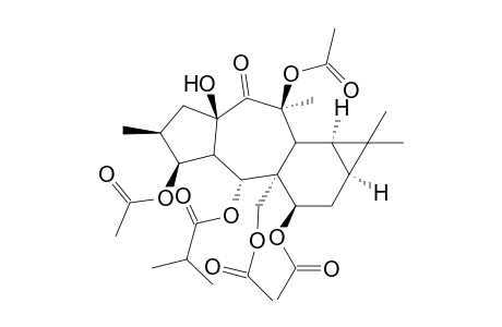 Premyrsinol-3-propanoate-5-isobutyrate - 7,13,17-Triacetate