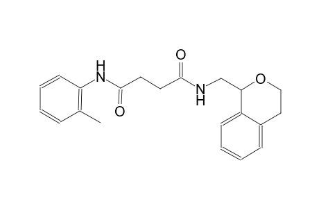 butanediamide, N~1~-[(3,4-dihydro-1H-2-benzopyran-1-yl)methyl]-N~4~-(2-methylphenyl)-