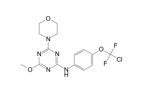 N-[4-[chloranyl-bis(fluoranyl)methoxy]phenyl]-4-methoxy-6-morpholin-4-yl-1,3,5-triazin-2-amine