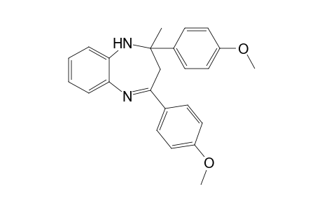 2-Methyl-2,4-bis(4-methoxyphenyl)-2,3-dihydro-1H-1,5-benzodiazepine