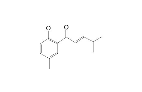 2-Penten-1-one, 1-(2-hydroxy-5-methylphenyl)-4-methyl-