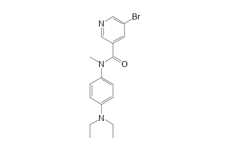 5-Bromo-N-[4-(diethylamino)phenyl]nicotinamide, N-methyl