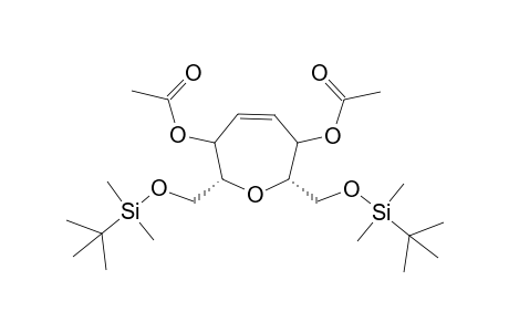 Meso-3,6-diacetoxy-2,7-bis[(tert-butyldimethylsiloxy)methyl]-4,5-didehydrooxepane